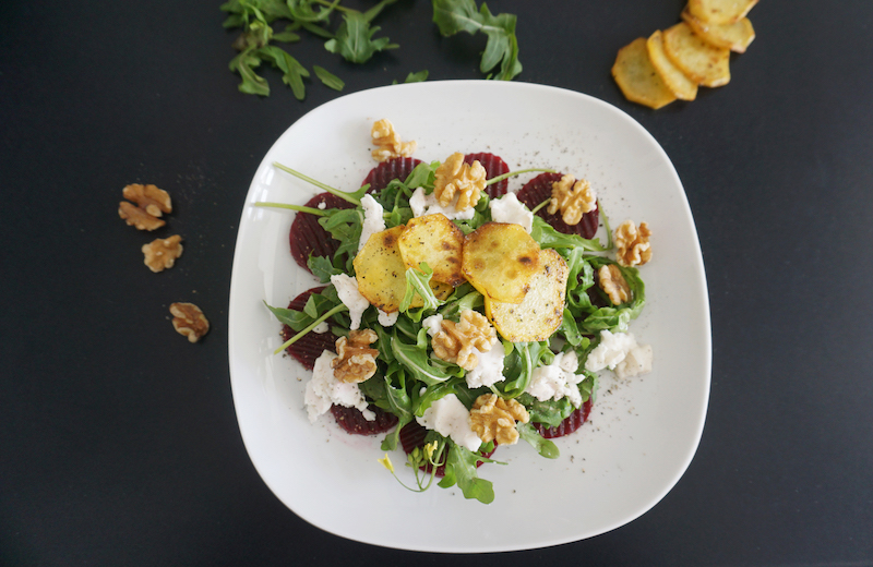 Rote-Bete-Salat mit Kartoffelscheiben – Nadjibha Zazai